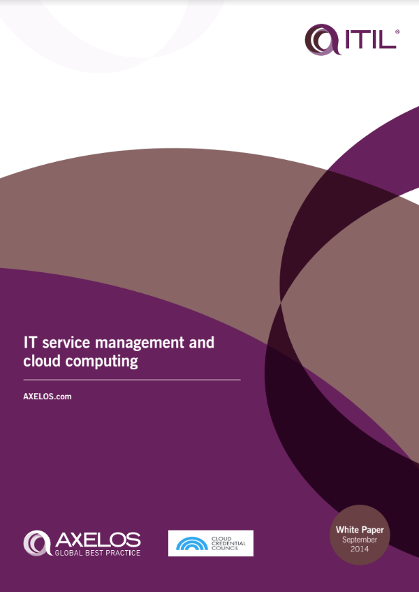 IT service management and cloud computing