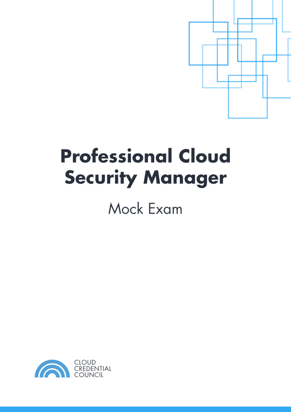 Professional Cloud Security Manager Mock Exam